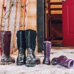 Snowy family boots