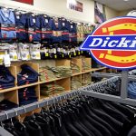 dickies with sign close up