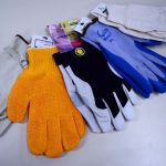 Various gardening gloves