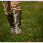 LaCrosse boots in grass