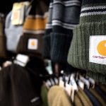 Close up Carhartt winter hat